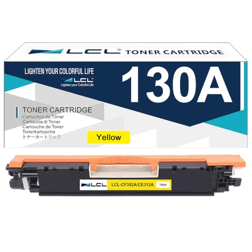 Image of LCL 126A 130A CE312A CF352A (1PK Yellow) Remanufactured Toner Cartridge