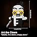 Art The Clown Building Block Toy, Mini Terrorist Model Set with Yellow Glasses, Collection of Classic Movie Action Figure Toys, 6+Birthday, for Boys and Girls(102 PCS)