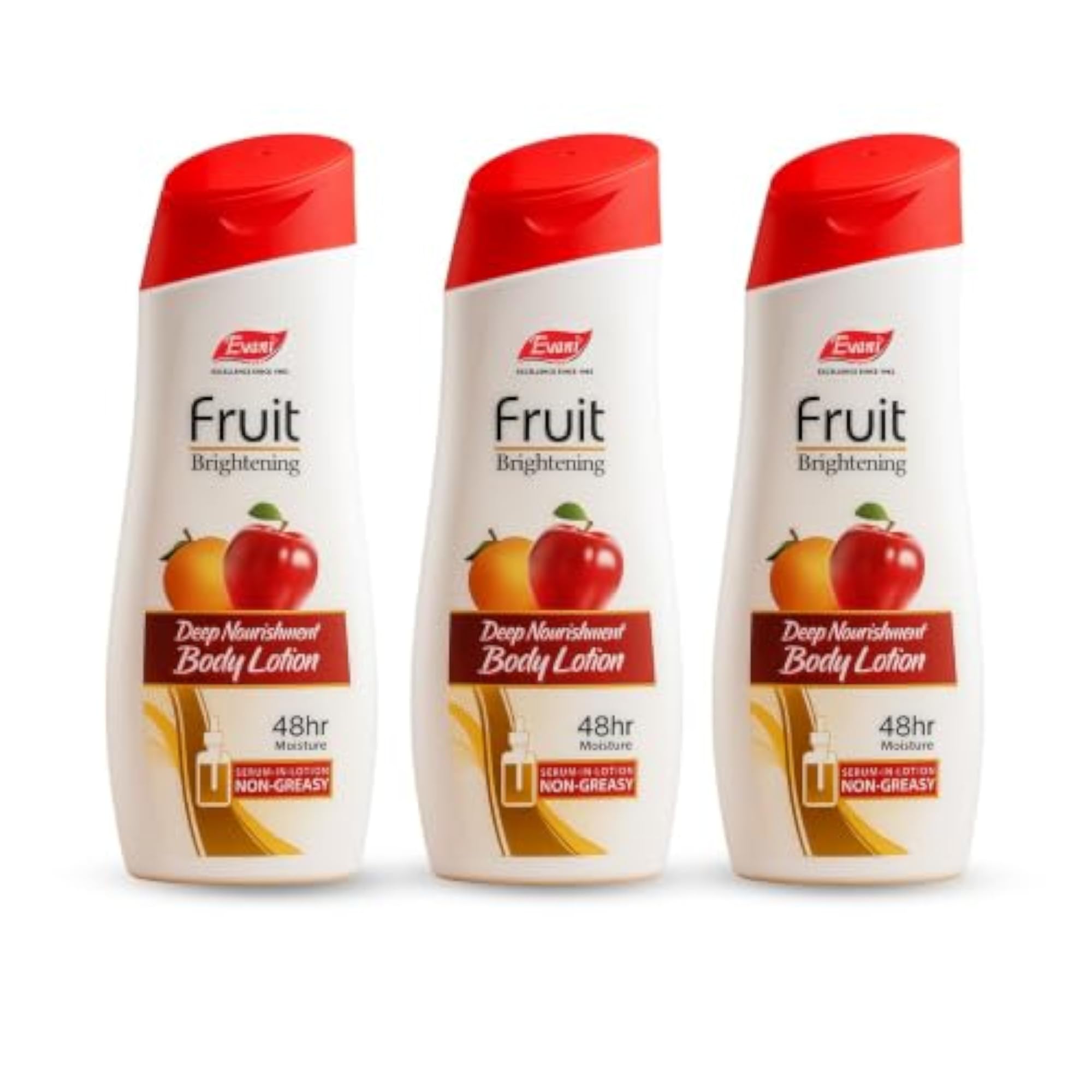 Fruit Brightening Deep Nourishment Body Lotion, Pack of 3