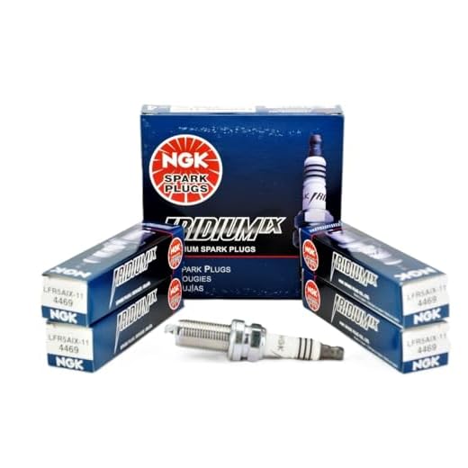 NGK Iridium IX Spark Plug LFR5AIX-11 (4 Pack) Compatible With TOYOTA CAMRY LE 2010-2014 2.5L/2494cc