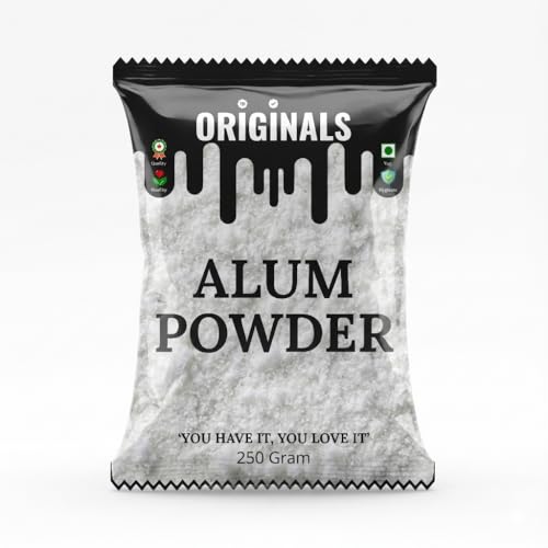 Image of Originals Pure Alum Powder 250 gm (Fitkari) 100% Pure and Safe for Face, Skin, Acne, Shaving, Teeth