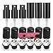 Essential Oil Roller Fitments,Roller Tops for Essential Oil Bottles,10 Pack (Metal Opener Included),Fits Directly onto 5/10/15/20/30 ml Bottles,Stainless Steel Roller Balls,Leak Proof,Diameter:1.0 cm