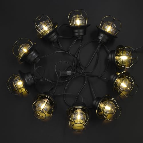 Luces LED cadena Ashland 10 unidades negro para exterior miniatura 2