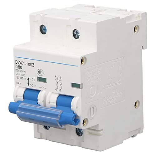 10KA Breaking Capacity, DC Circuit Breaker, Overload Short Circuit, Best for DC Power Supply, Solar Photovoltaic, Boat Power with Housing