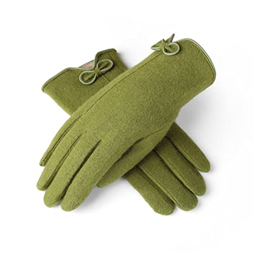 BRFDC des Gants Gants en Laine D' Hiver Femme Plus De Velours Épais Gants Chauds (Color : D) Cover