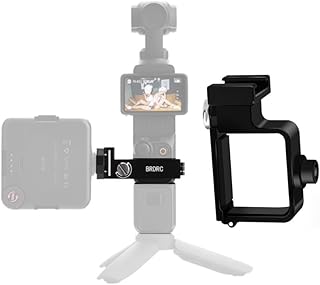 Coyktonty Osmo Pocket 3 Adapter,Extension Bracket for DJI Pocket 3,with one Cold Shoe Connector,1/4 Threaded Hole,Can Connect Video Microphone LED Spotlight Monitor Vlogging