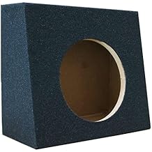 1x Single Ported Angle 12 Inches Truck Subwoofer Box Enclosure with Thick Heavy Duty MDF - 12" Inches Woofer 1 Piece