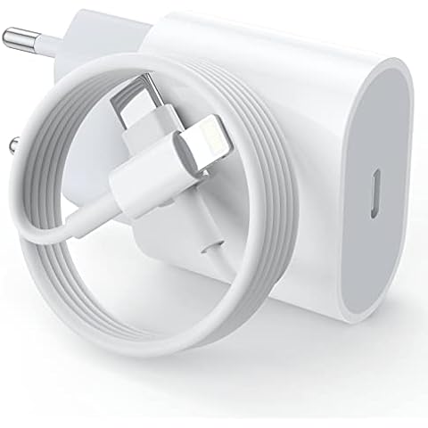 Cargador rápido de Pared para iPhone 20W PD Cover