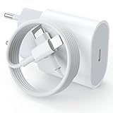⚡【Carga de alta velocidad de 20W】:con tecnología de carga avanzada, el cargador rápido del teléfono móvil proporciona una potencia máxima de 20W, lo que permite que su iPhone se recupere del 0 al 50% en 30 minutos, lo que es 3 veces más rápido que el cargador de pared original de 5W, ahorrando usted más Más tiempo.