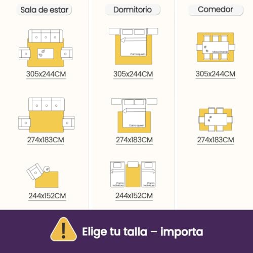 DEXI Alfombra Salon 122 x 183 cm, Alfombras Dormitorio Pelo Corto Lavable, Suave y Cómoda, Vintage Tapetes Decorativas para Sala de Estar, Habitación, Comedor, Marrón - imagen 2