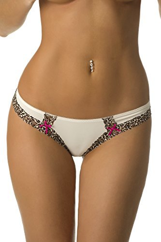 Velvet Kitten Cats Meow Thong #124253 (Large, Ivory)