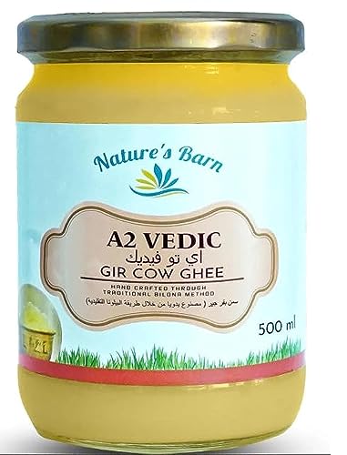 Natures Barn A2 Vedic Gir Cow Ghee | Traditional Bilona Method | Traditional Curd Churned