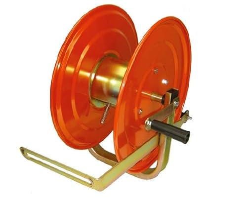 100 MT AVVOLGITUBO ARIA COMPRESSA POTATURA RACCOLTA OLIVE IN METALLO CON FRENO