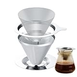 Kaffeefilter aus Edelstahl, Infusionsfilter für Kapseln, permanenter Edelstahl, für Zuhause, Küche, Camping, Reisen, Picknick und Tassen