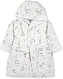 Sterntaler Unisex Baby Bademantel Musselin-Frottee Hanno Edda, Grau, 92