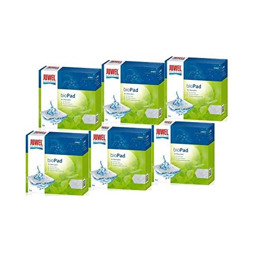 Juwel Lot de 6 Packs de filtres pour Aquarium en Mousse de Polyester