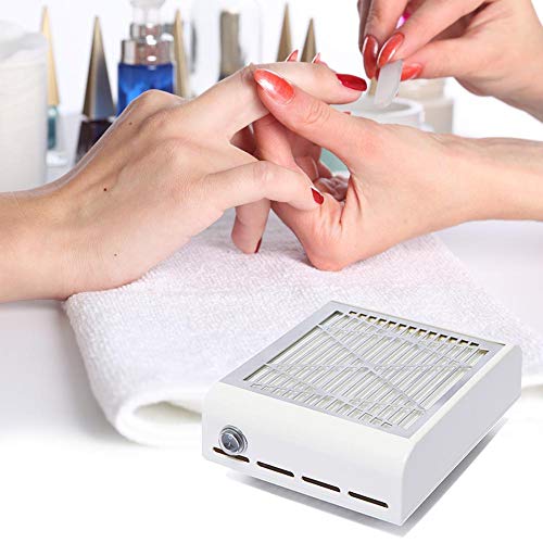 Staubabsaugung für Nagel, 40W Nagel Staubabsauger Tischabsaugung Nageltisch Absaugung Nail Fan Art Salon Absaugung… – Bild 7