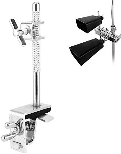 Cowbell Clamp, Cowbell Holder Jazz Drum Kit Hoop Mounted Cowbell Clamp Up or Down Adjustment Percussion accessories