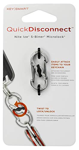 Image of KeySmart Key Carabiners - Quick Release Dual and Mini Carabiners, Stay Organized w /Carabiner Keychains, Never Lose Your Keys