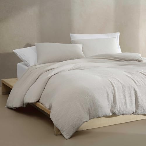 Housse de couette Calvin Klein 3 pièces lit double texture douce - 4
