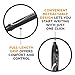 BIC Gelocity Quick Dry Black Gel Pens, Medium Point (0.7mm), 4-Count Pack, Retractable Gel Pens With Comfortable Full Grip