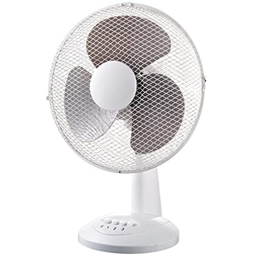 Ventilatore da tavola Portatile con 3 velocità 40w Silenzioso e rinfrescante