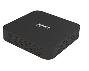 IMPACT BY HONEYWELL 8 Channel HD DVR with Advanced Detection Capabilities, 1 SATA Upto 10TB, H.265 Compression, Supports AHD + IP Cameras, Compatible with All Brand Cameras (1080P, I-HA-DVR-2108-L)