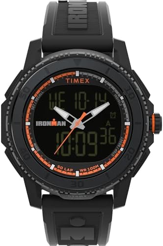 Timex Relógio masculino Ironman Adrenaline Ana-digi 46 mm