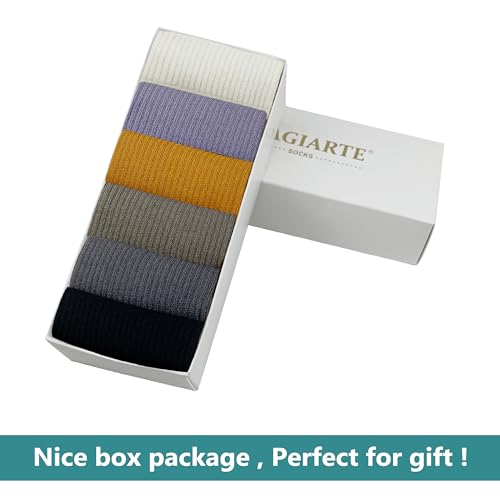 Image of MAGIARTE Womens Mini Crew Ankle Socks Athletic Casual Cotton Socks for Women