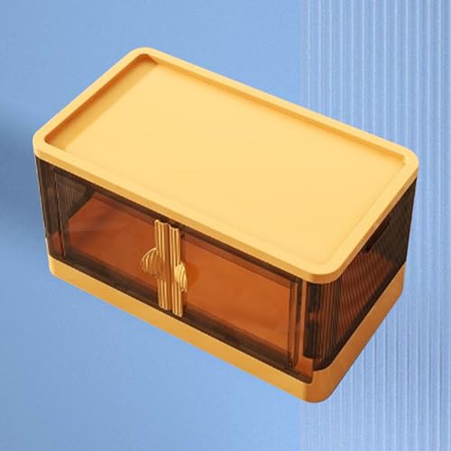 Boîte de rangement à double porte empilable et pliable pour vêtements - 3