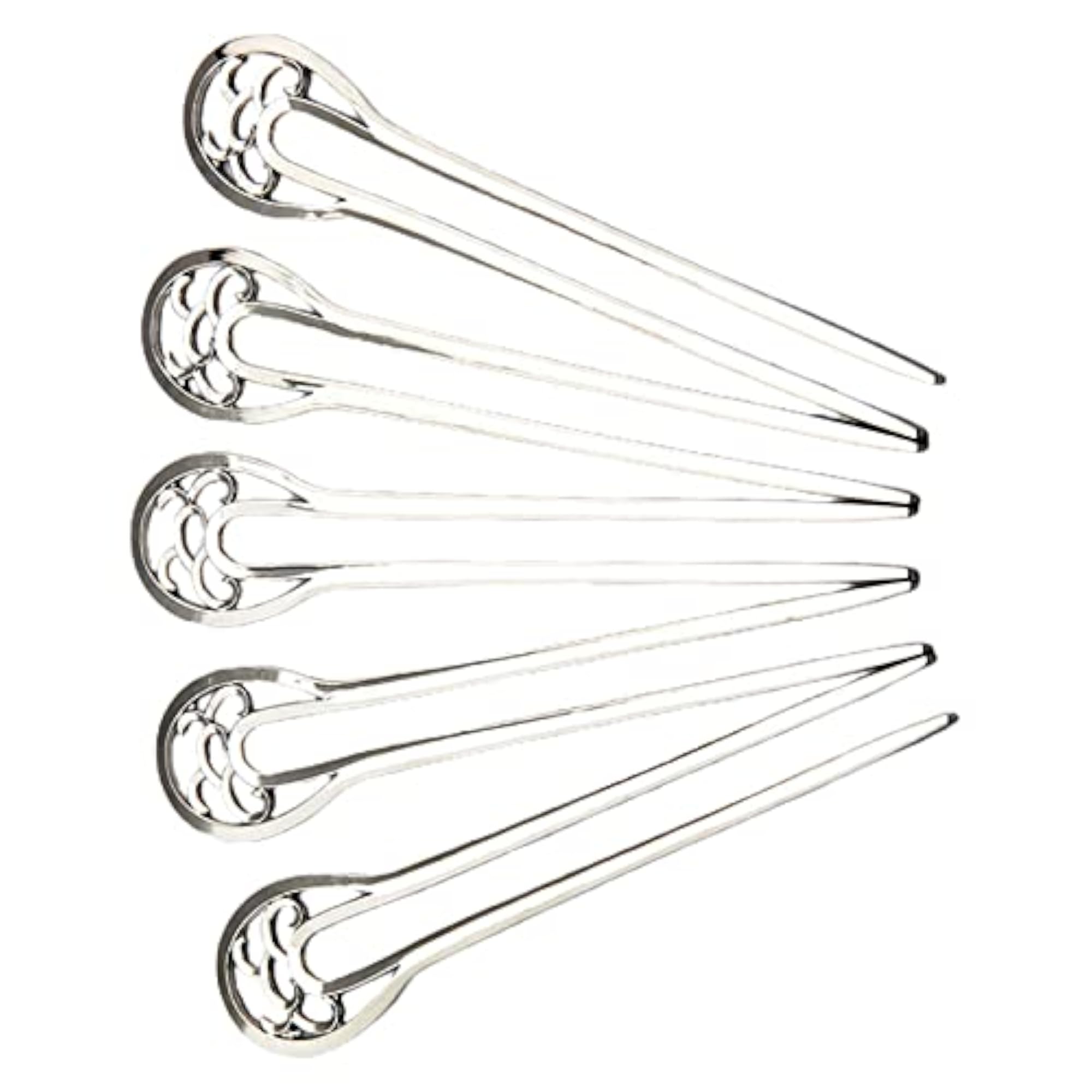 5 Hair Sticks Chignon Pin U Shape for Wedding Accessories