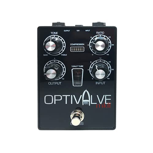 Foxgear – OPTIVALVE MKII – GURUS – Pédale compresseur à lampes pour guitare - Les Beatles, Paul McCartney, John Lennon, RIngo Starr, George Harrison Foxgear - OPTIVALVE MKII - GURUS - Pédale compresseur à lampes pour guitare