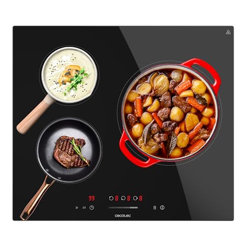 Cecotec Placa de Inducción 3 zonas de fuego