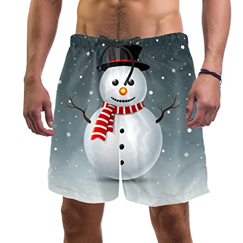 Maillots de bain pour hommes Noël short de plage séchage rapide JDEZ