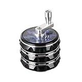 Herb grinder 4 Piece Hand crank?Portable Spice sharpstone Chromium Grinderrocker With 1 Pollen...