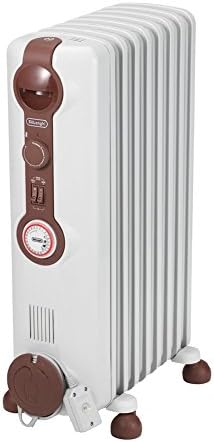 Amazon | DeLonghi (デロンギ) オイルヒーター [ ホワイト+ブラウン 