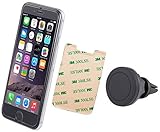 #1 UbiGear 2 in 1 Universal Car Cell Smartphone Magnetic Fast Swift-Snap Lycra Credit Card Case Wallet Vent-Clip 360 ° Degree Holder Mount Cradle Build-in RFID Blocking Design Prevents ID Theft