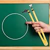 Demonstration Compass Plastic Whiteboard Compass Drawing Math Geometry Tool Large Circle on Teacher for School Classroom Drafting Woodworking Teaching Compass