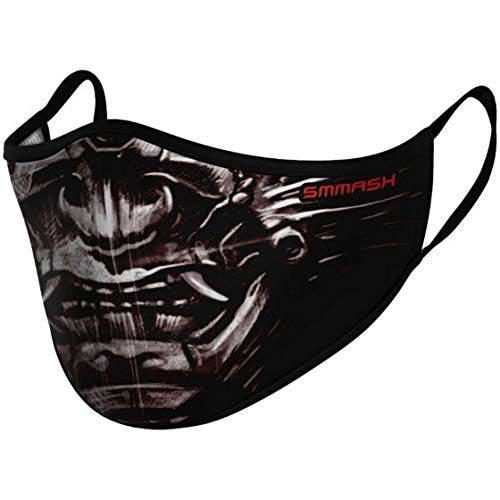 Preisvergleich Produktbild SMMASH Mundschutz Maske Wiederverwendbar, Hochwertiges Gesichtsmaske Waschbar, Multifunktional Trainingsmaske für Radfahren, Laufen, Staubschutzmaske für Damen, Herren, Größe L / XL
