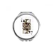 Playing Cards Spade J Pattern Hand Compact Mirror Round Portable Pocket Glass