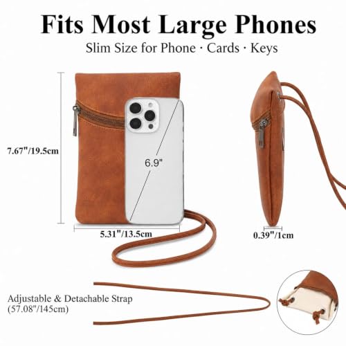 Image of Small Crossbody Women Cell Phone Purse Wallet Bag With Shoulder Strap