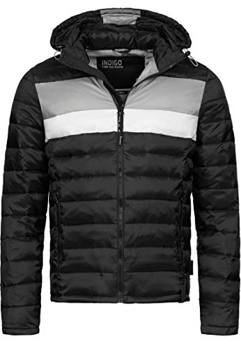 Indicode Herren Hampshire Steppjacke in Daunenjacken-Optik | Winterjacke...
