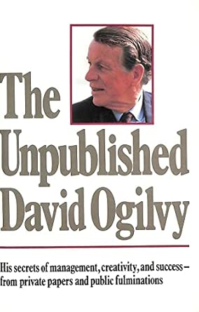 The Unpublished David Ogilvy book cover