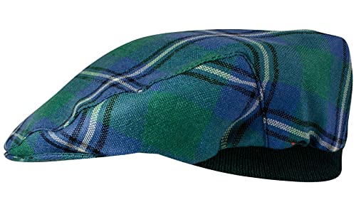 Casquette plate en tartan Irvine de fabrication écossaise pour amoureux d'histoire