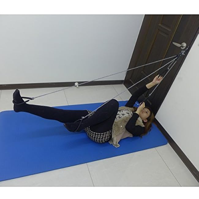 Fitness Pilates Door Knob Rope Exerciser