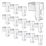 AMFUN Fensterhaken, 14 Stück Fenster Aufhänger, Transparente Türhaken Für Fenster bis maximal...