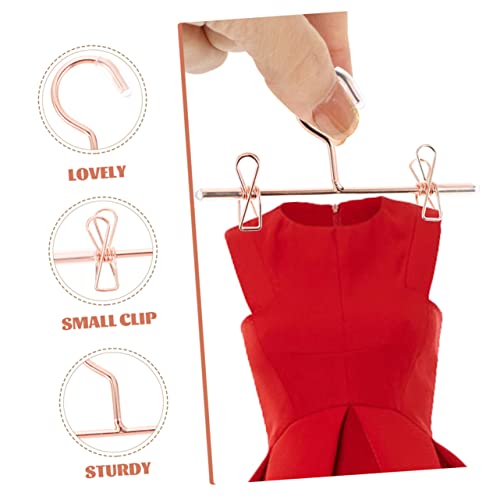 Mini-cintre accessoires de maison de poupée et petits cintres réalistes - 3