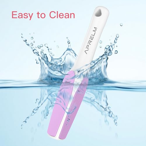 Image of APRELM 3-Sided Nano Glass Foot File, 3-in-1 Coarse /Medium /Fine Foot Callus Remover, Professional Callus Remover for Feet Hard Skin Smooth Polishing (Pink)
