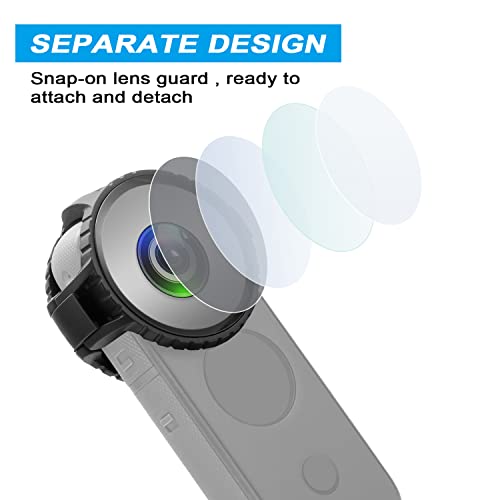 Puluz Waterproof Lens Guards For Insta360 One X2 Protective Cover Case For Insta360 One X2 Accessories-High Tansmittance Camera Lens Protector #TOP3