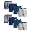 Blue/Blue Print/Medieval Blue/Heather Grey Print